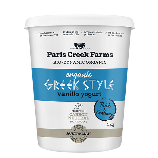 Paris Creek Organic Yogurt - Greek Style