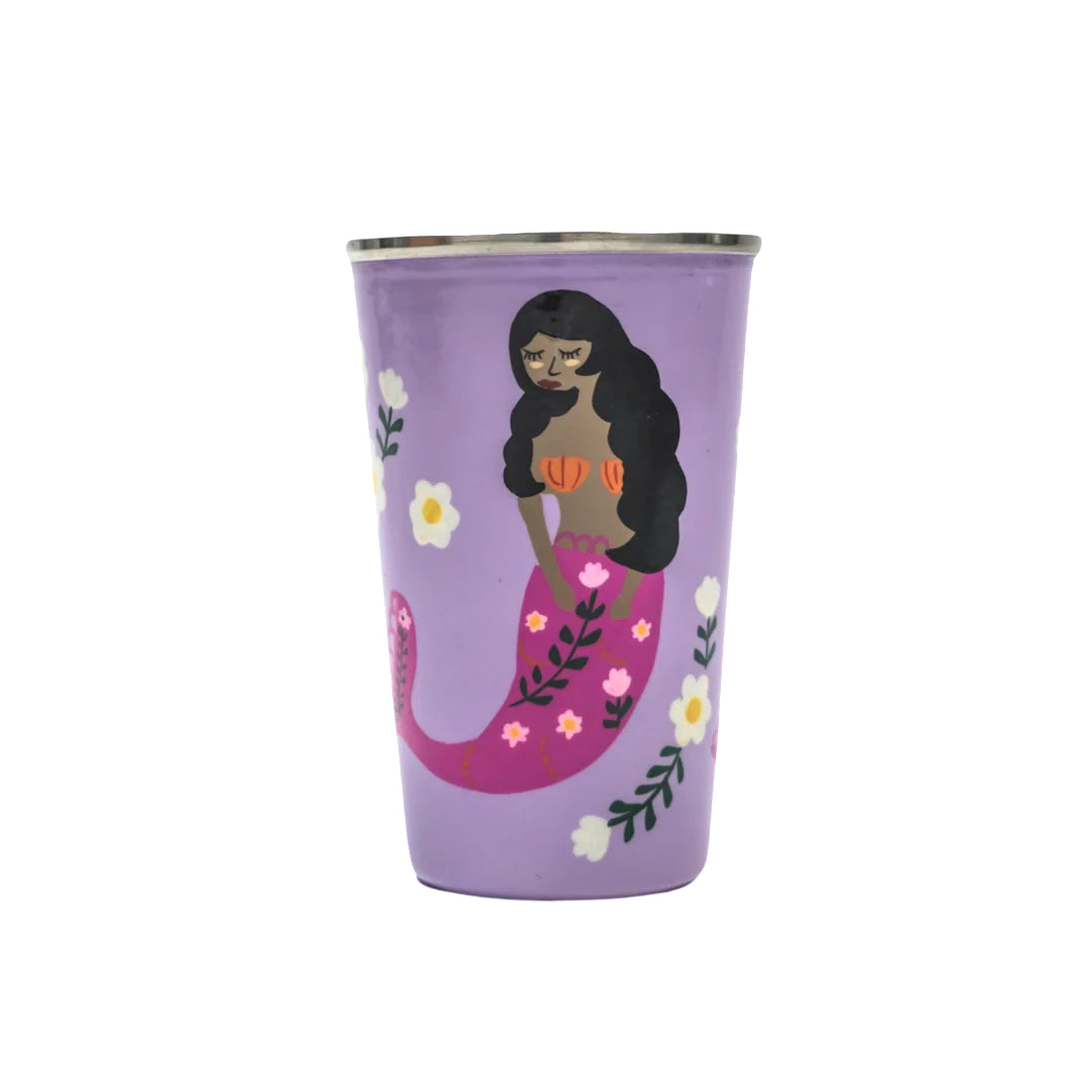 Picnic Folk Tumbler // Mermaid