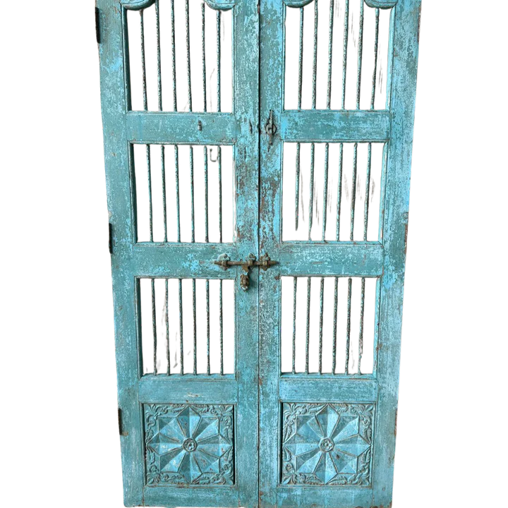 Wooden & Wrought Iron Jali Door/Gates Skyira