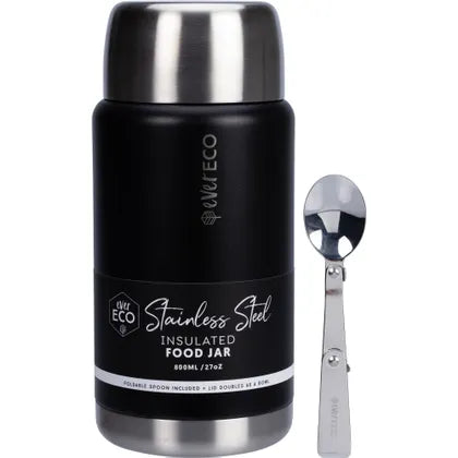 Ever Eco // Insulated Stainless Steel Food Jar Onyx