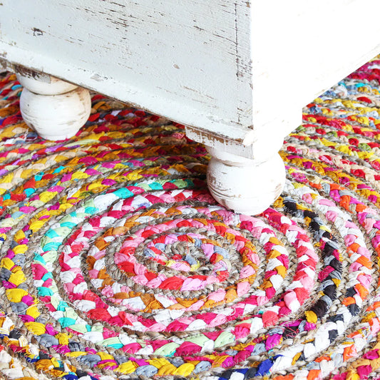 Rug // Round Jute & Rag