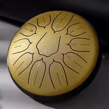 Hluru Music Drum Glucophone Steel Tongue Drum  Percussion Musical Instruments