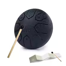 Mini Steel Tongue Drum 4 Inch 8 Notes Rain Drum
