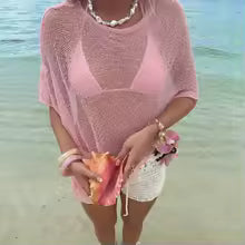 Womens Sheer Poncho