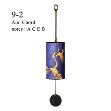 Bamboo Windchime 9 Rods , Wind Chimes 9 Rods, Wind Bell Craft Outdoor, Garden Patio Zen Meditation, C G Am Dm Chord