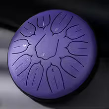 Hluru Music Drum Glucophone Steel Tongue Drum  Percussion Musical Instruments