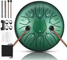 Hluru Music Drum Glucophone Steel Tongue Drum  Percussion Musical Instruments