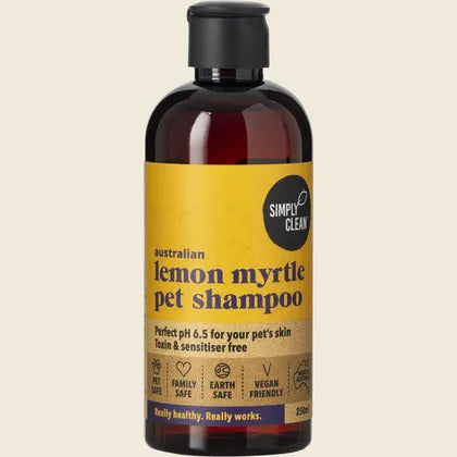 SIMPLY CLEAN Pet Shampoo Lemon Myrtle 250ml