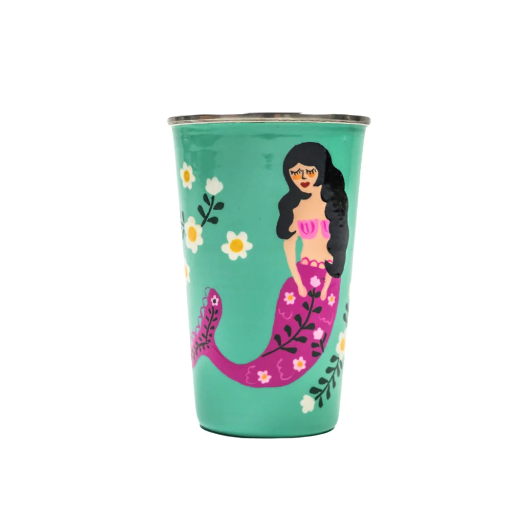 Picnic Folk Tumbler // Mermaid