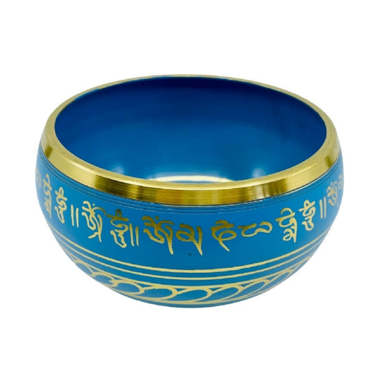 TIBETAN SINGING BOWL HAND PAINTED- DORMAR