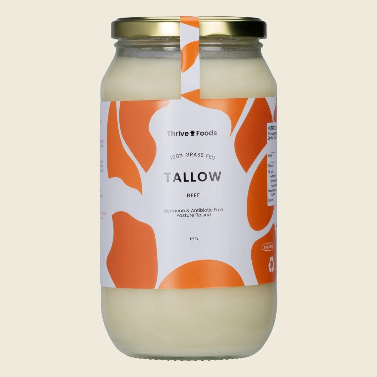 Thrive Tallow 100% Grass Fed Tallow