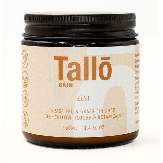 Tallo Skin Organic Tallow Cream - Zest 100ml