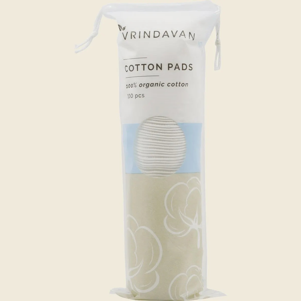 Organic Cotton Pads 100pcs Vrindavan