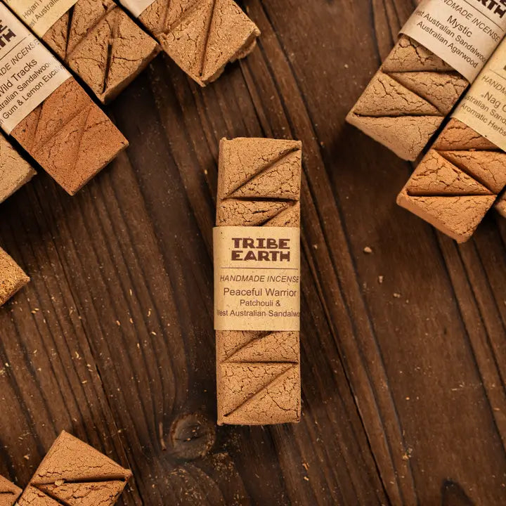 Warrior Sandalwood and Patchouli Handmade Incense Planks (C