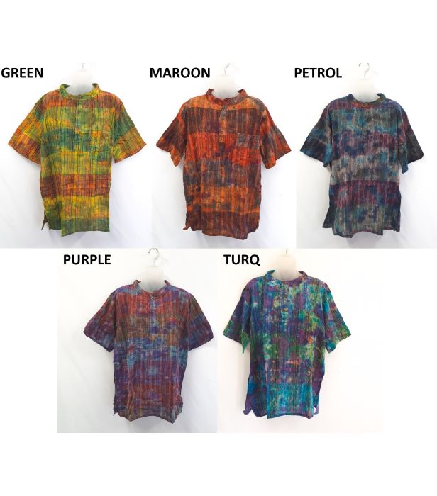 shirt half sleeve Tie Dye Stonewashed Collection