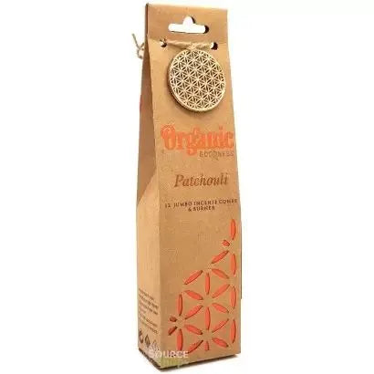 Organic Goodness // Incense Cones // Patchouli // 12PCE