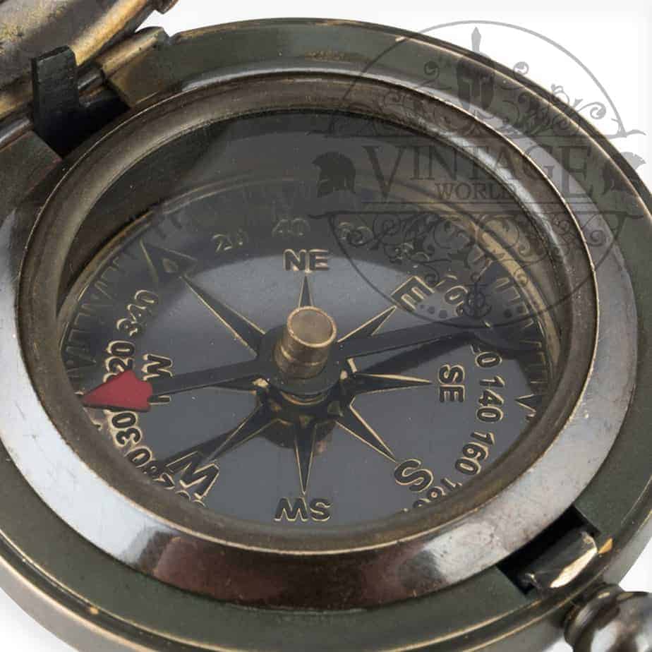 Compass // Flip/Push Button