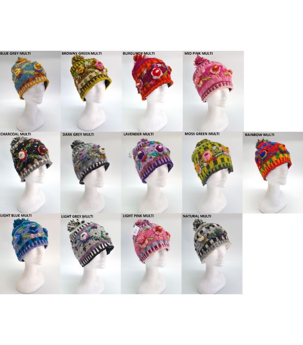 Woollen beanies, headband, handwarmers, Socks - Tibet House