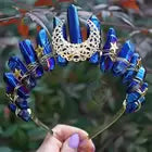 Heavenly blue tiara