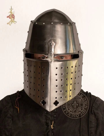 Medieval Helmets and Gauntlets