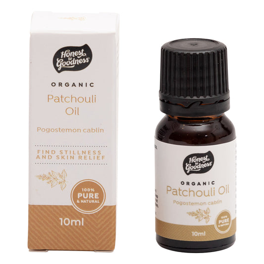 Honest To Goodness Organic Patchouli Essential Oil 10ml