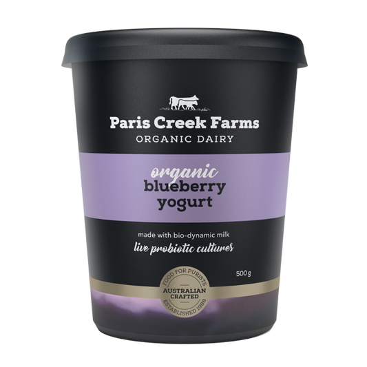 Paris Creek Organic Yogurt - Blueberry