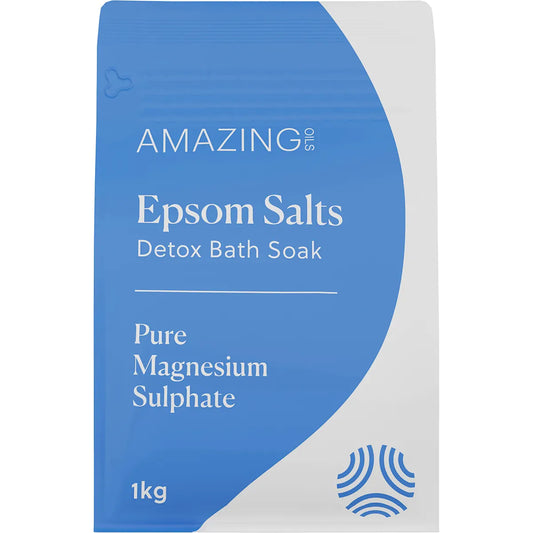 Amazing Oils Epsom Salts Detox Bath Soak // Pure Magnesium Sulphate