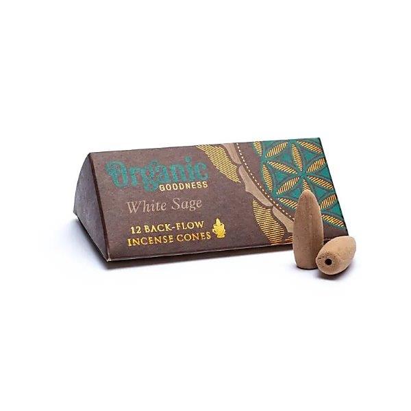Organic Goodness Incense // Backflow Cones // White Sage