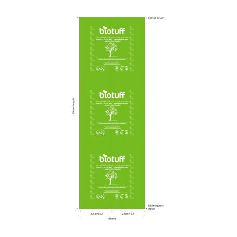 Biotuff Council Bin Liners // Large // 140L 12 Bags
