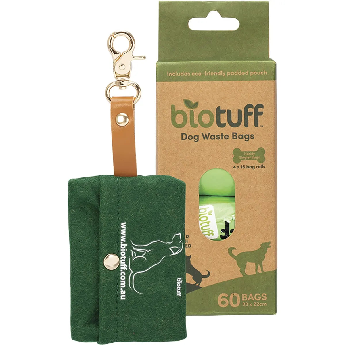 Biotuff Dog Waste Bags & Dispenser
