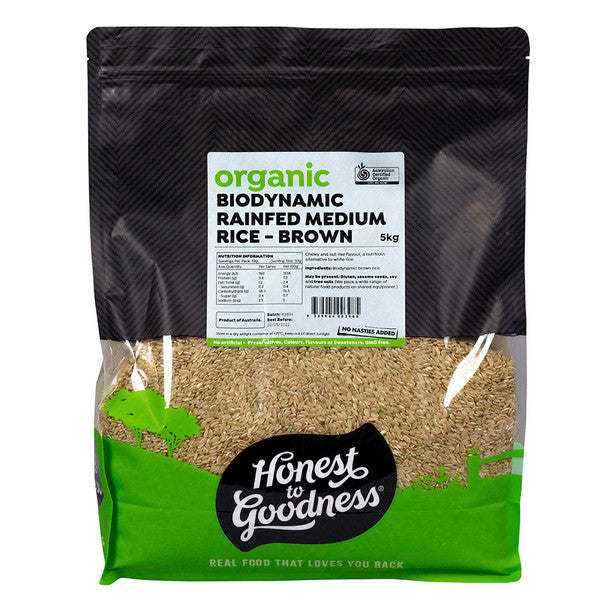 Honest To Goodness Biodynamic Rain-Fed Brown Rice