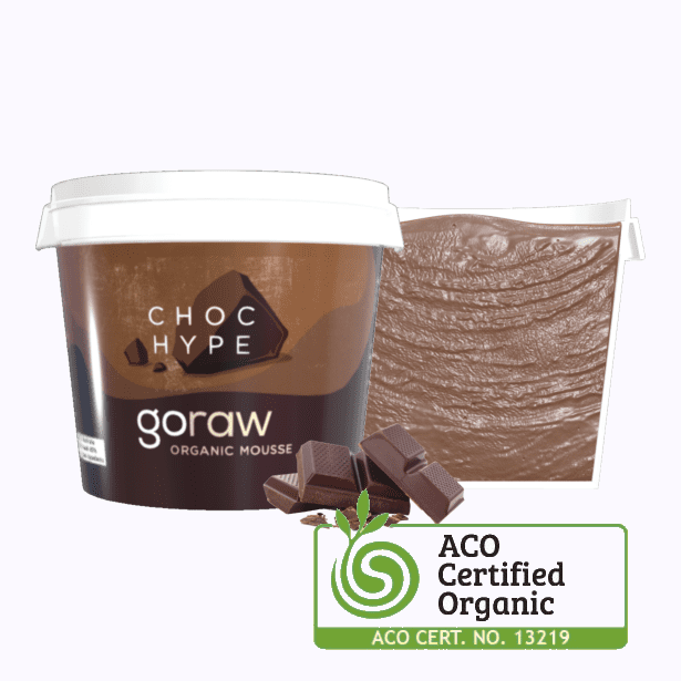 Goraw Organic Mousse Choc Hype [Chocolate] Twin Pack