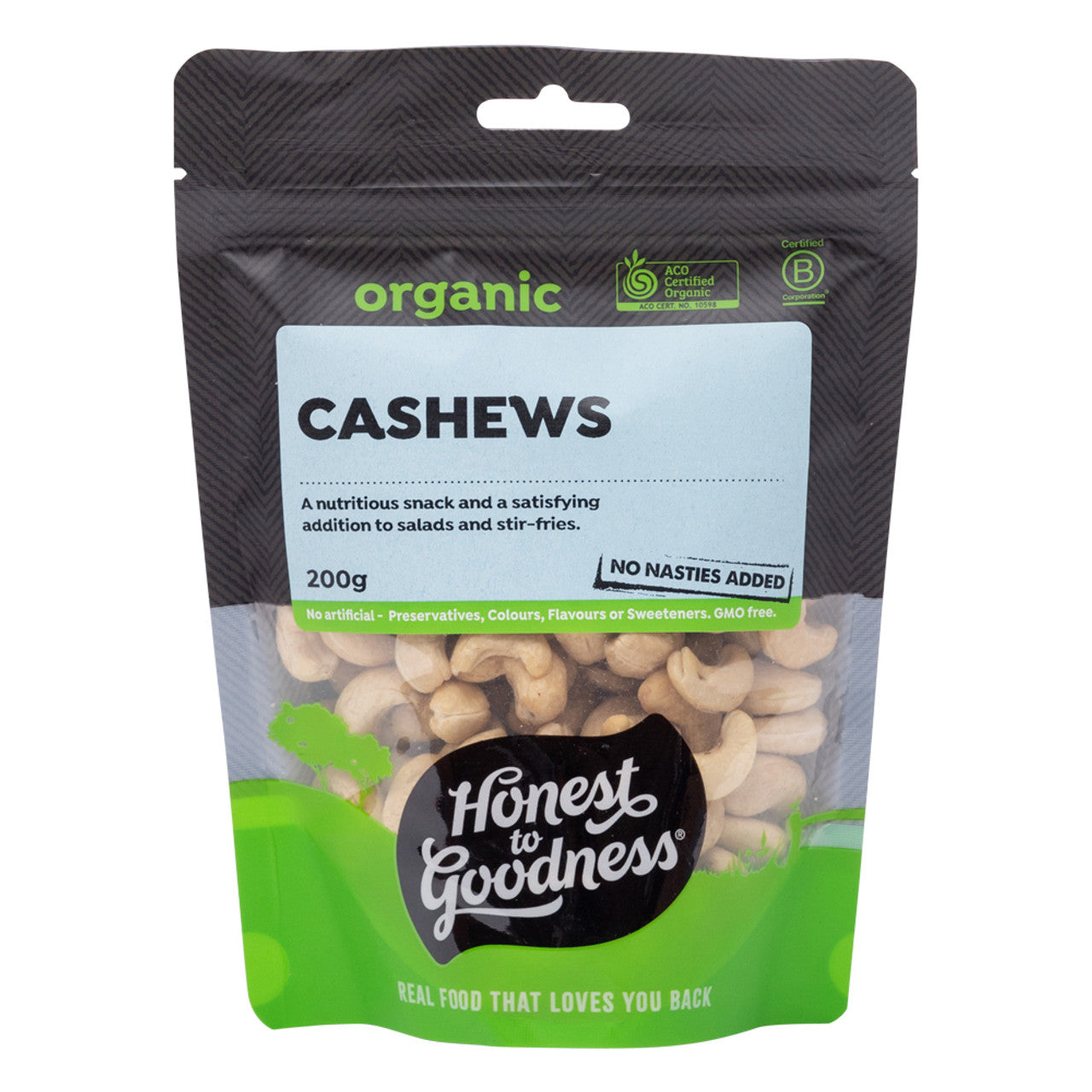 Honest To Goodness Organic Cashew Nuts
