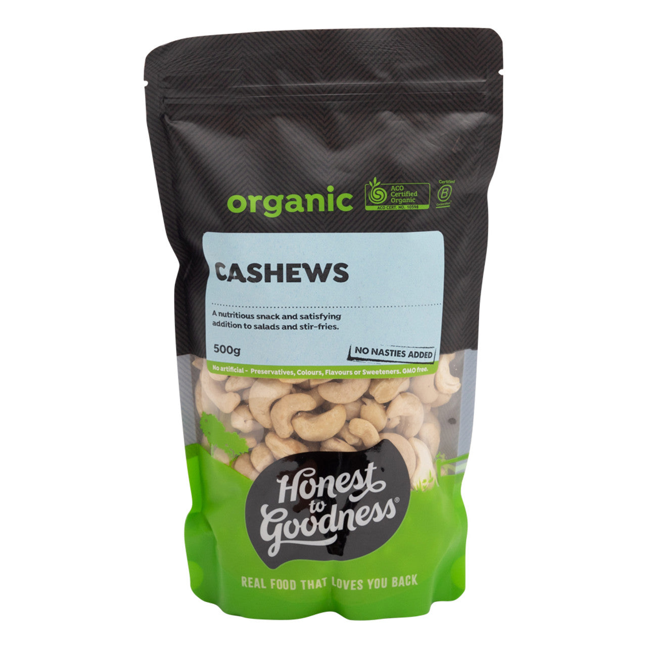 Honest To Goodness Organic Cashew Nuts