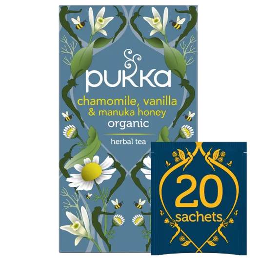 Pukka Tea Bags // Chamomile, Vanilla & Manuka Honey
