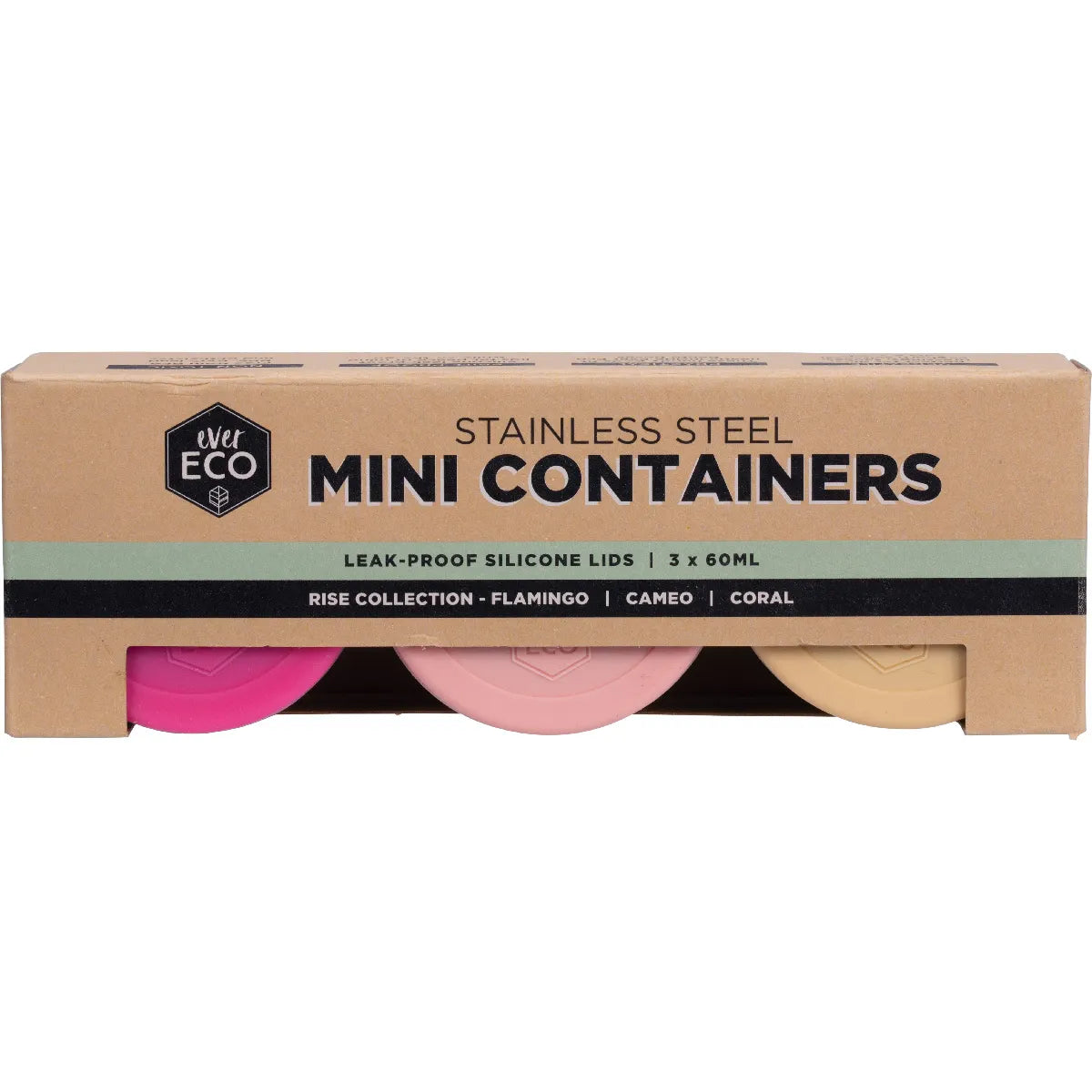 Ever Eco Stainless Steel Mini Containers // Rise Leak Proof
