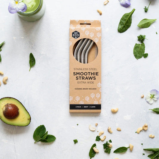 Ever Eco Stainless Steel Straws Bent // Smoothie