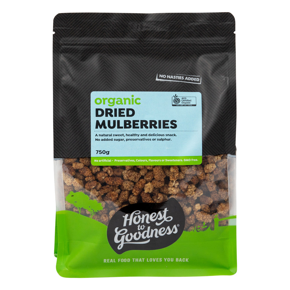 Honest To Goodness Organic Dried White Mulberries