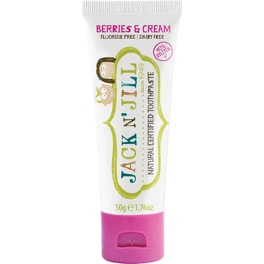 Jack N' Jill Fluoride Free Children Toothpaste // Berries & Cream