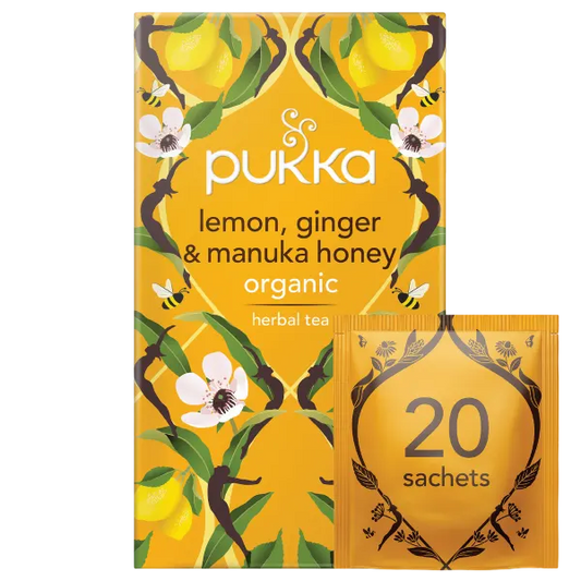 Pukka Tea Bags // Lemon, Ginger & Manuka Honey
