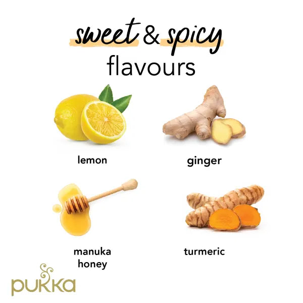 Pukka Tea Bags // Lemon, Ginger & Manuka Honey