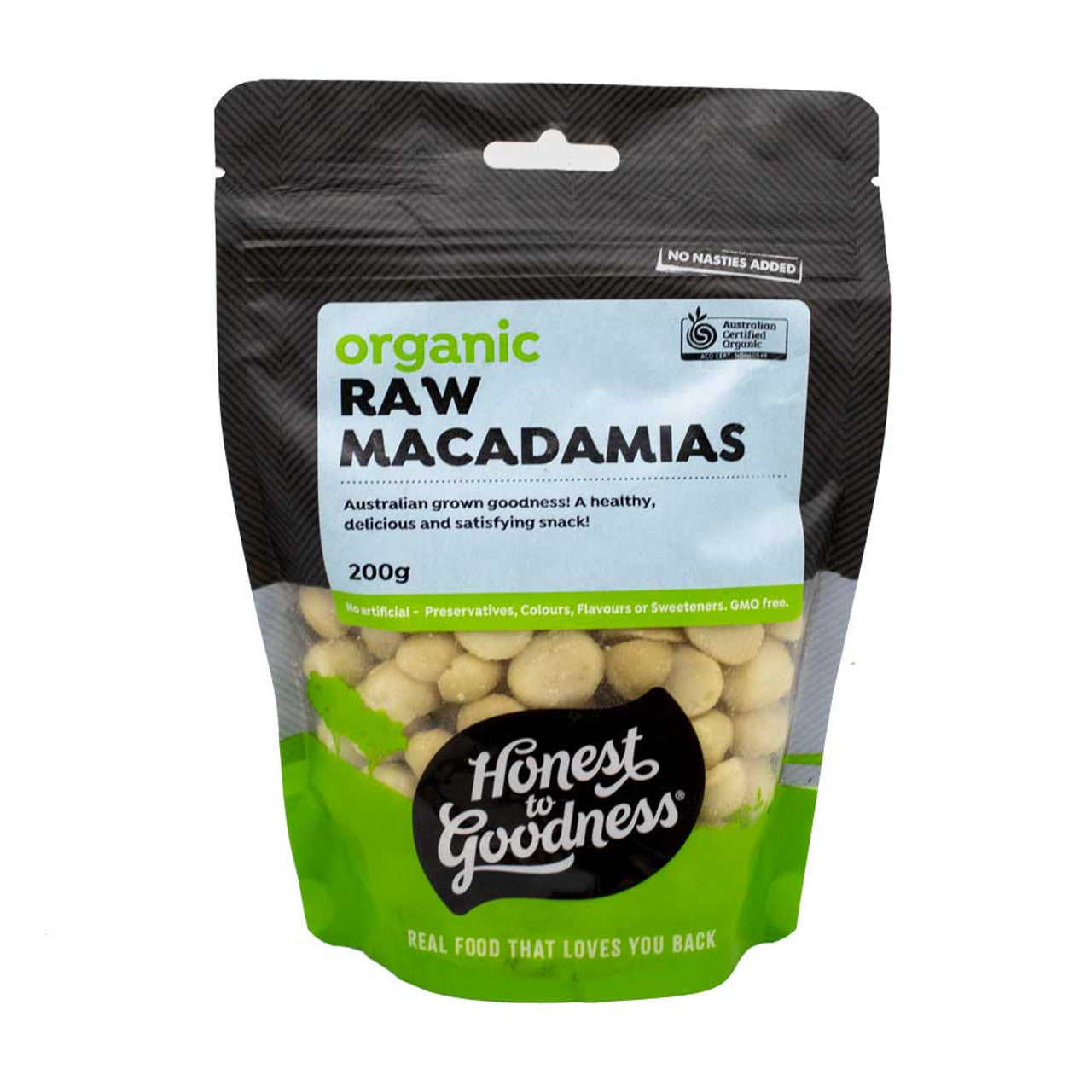 Honest To Goodness Organic Macadamia Nuts Raw