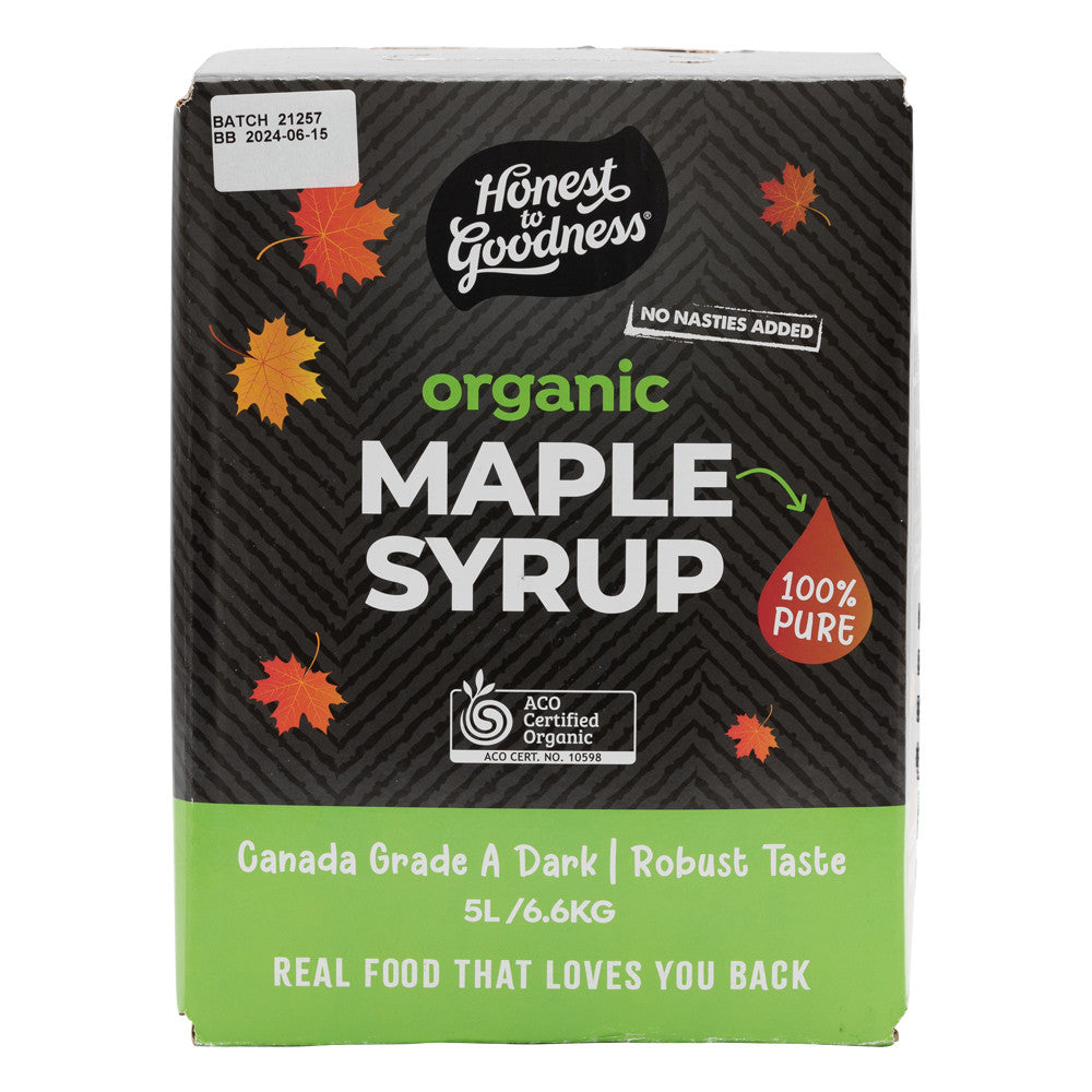 Honest To Goodness Organic Maple Syrup