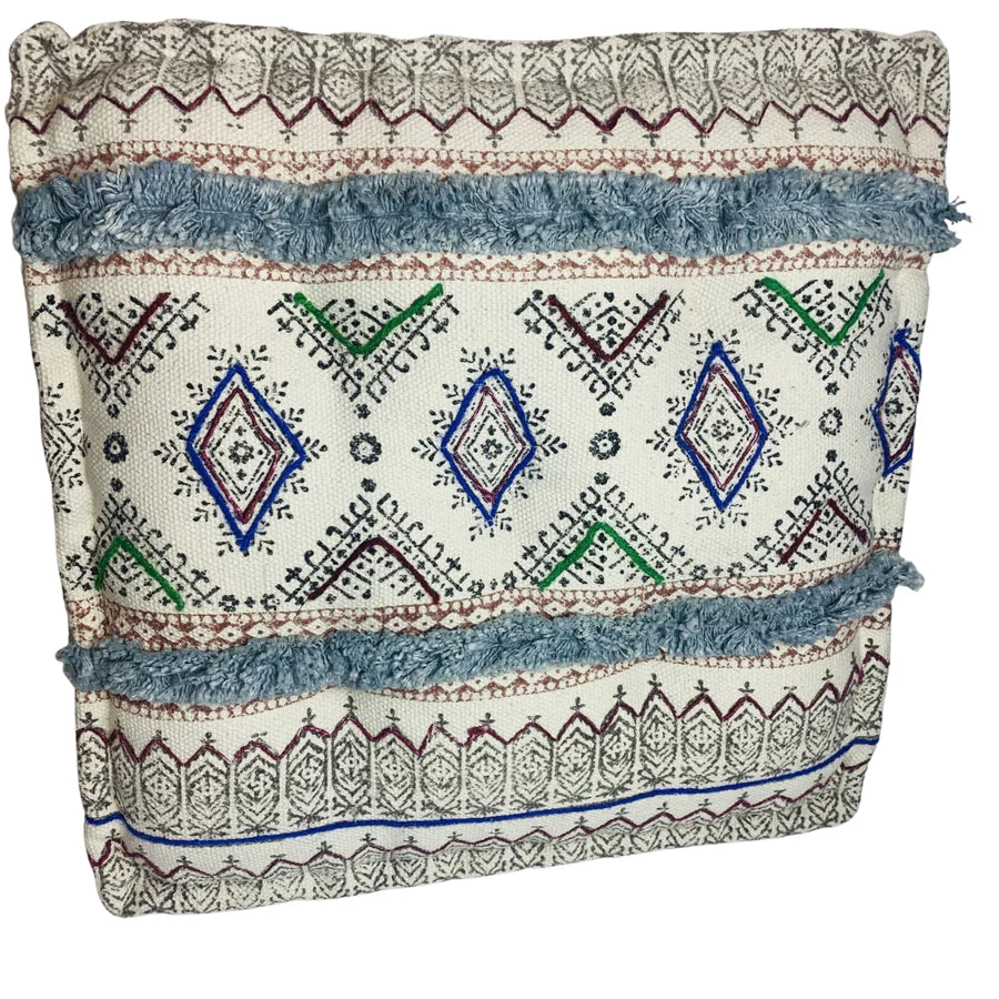 Floor Cushion // Square Diamond Cluster Meditation