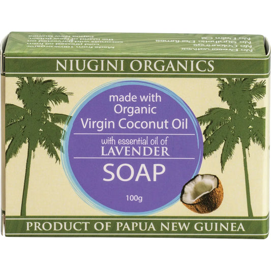 Niugini Organics Virgin Coconut Oil Soap Lavender