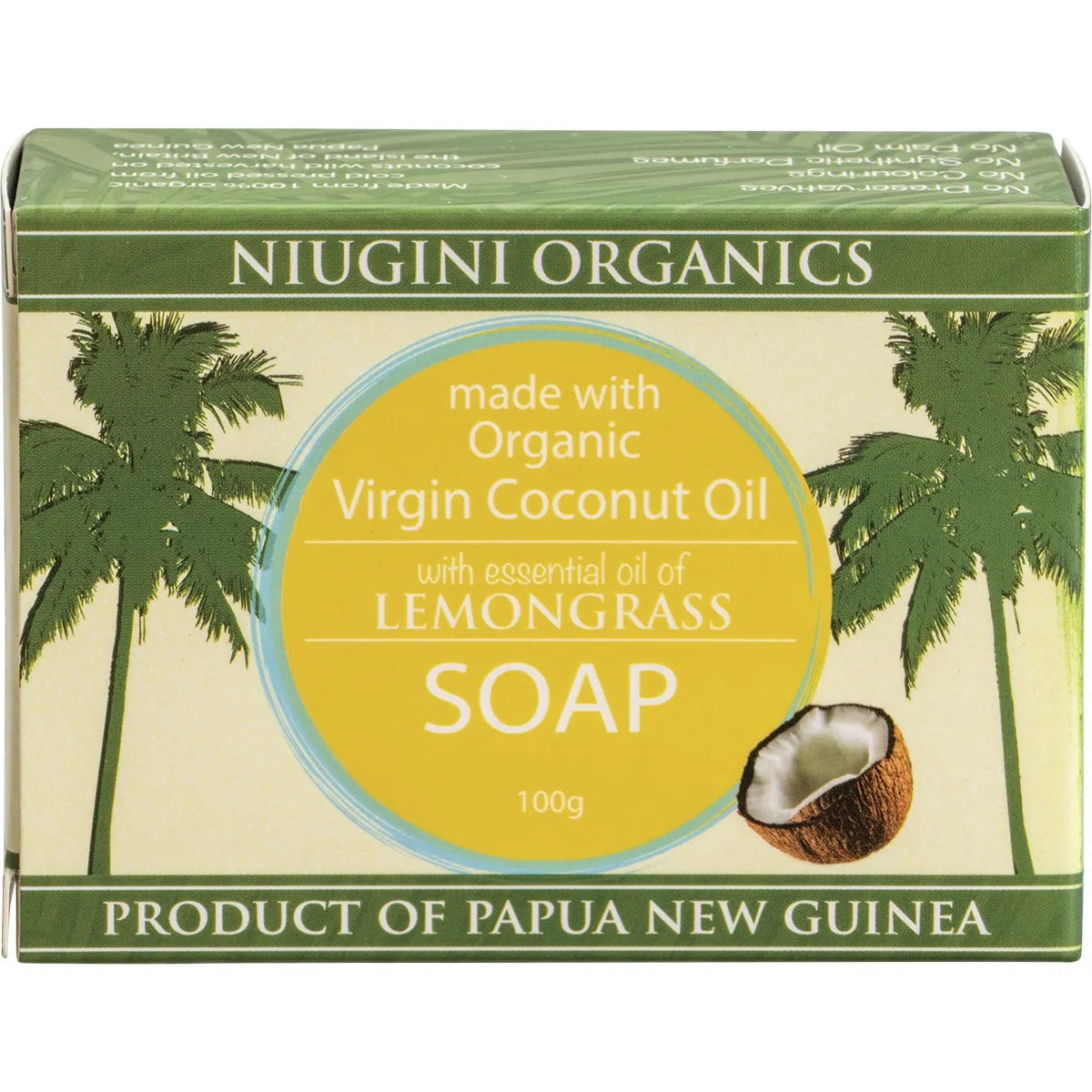 Niugini Organics Virgin Coconut Oil Soap Lemongrass