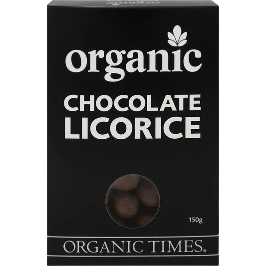 Organic Times Choc Coated Licorice - Milk