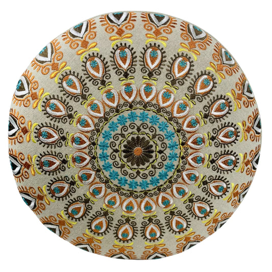 Ottoman // Foot Rest Mandala Flower