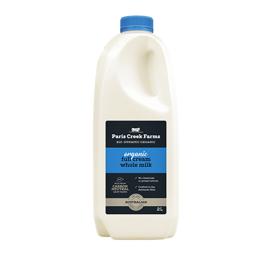 Paris Creek Biodynamic Full Cream Whole Milk
