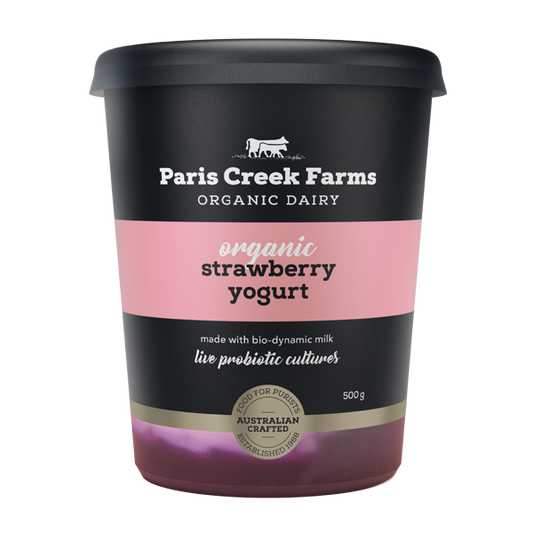 Paris Creek Organic Yogurt - Strawberry
